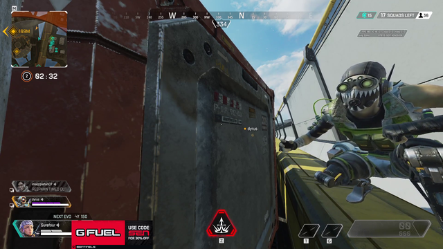 surefour gets griefed by anime boy in APEX Legends