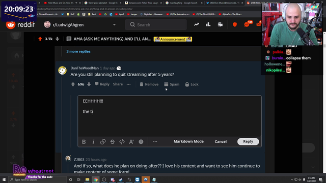 Ludwig's roommate translates his answer to a question