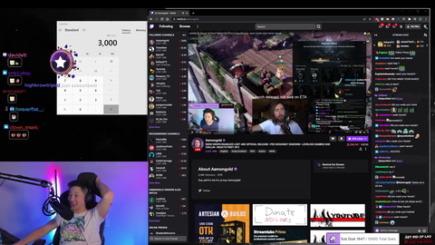 Asmongold inadvertently blows up a small streamer just by watching his Lost Ark guide on stream