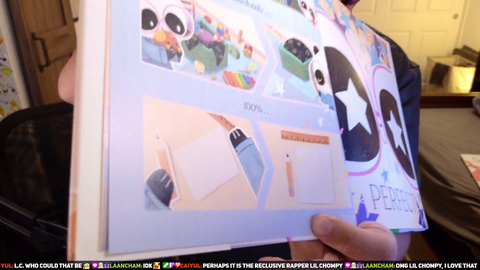 [Wholesome] Streamer orders & reads 2nd children's book authored by chatter who reveals she was signed by Disney, and streamer discovers she snuck in three characters from chat who have food-based usernames