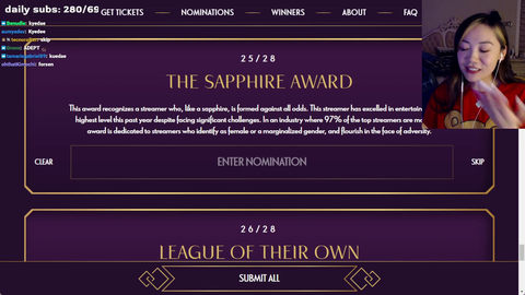 Fanfan voting for Sapphire Award