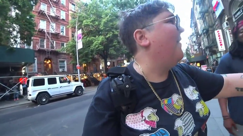 Andy meets some fans in NYC