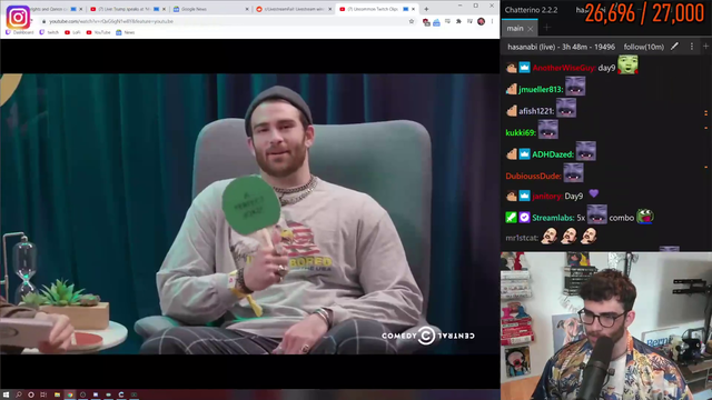Hasan thinks violence is funny