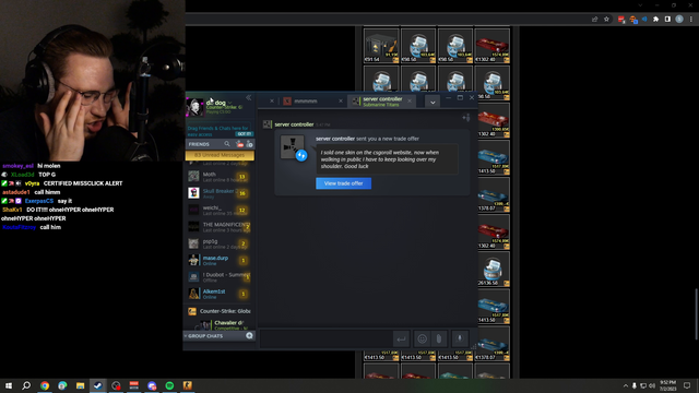 OhnePixel recieves a 118,000€ trade offer