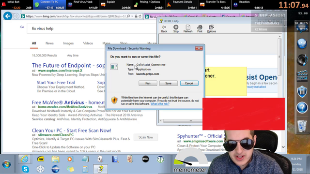 RUN RUN, CLICK ON RUN! (Scammer & Kitboga)