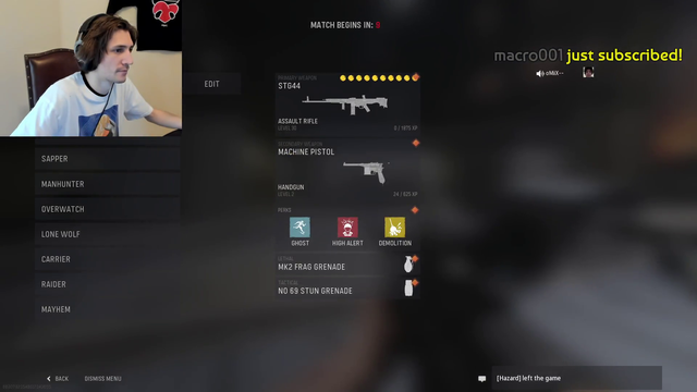 COD Vanguard Hacker Ends Game For xQc