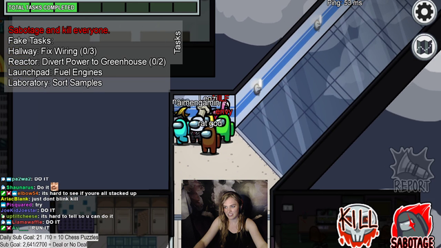 QT Pulls the murder of the century [Among Us]