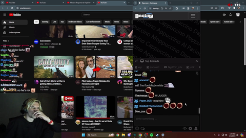 XQC visits DGG