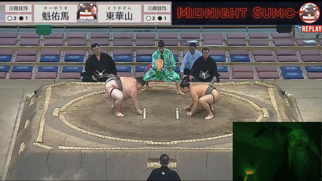 Aris becomes a commentator for Sumo wrestling