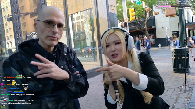 Hachu offers to sign something special for a fan