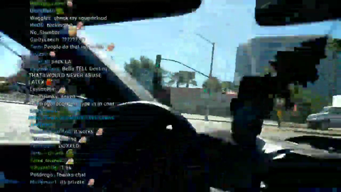 Destiny experiences road rage