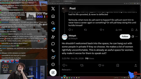 Destiny responds to Pokimane's concern about Atrioc being allowed back into the streaming space after purchasing deepfakes of her and Maya Higa