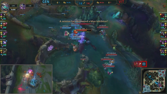 Italian casters react to the first italian player to win a match in LoL Worlds 2018