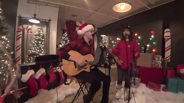 Lily and TJ Brown with a very cute rendition of Rudolph the Red Nose Reindeer
