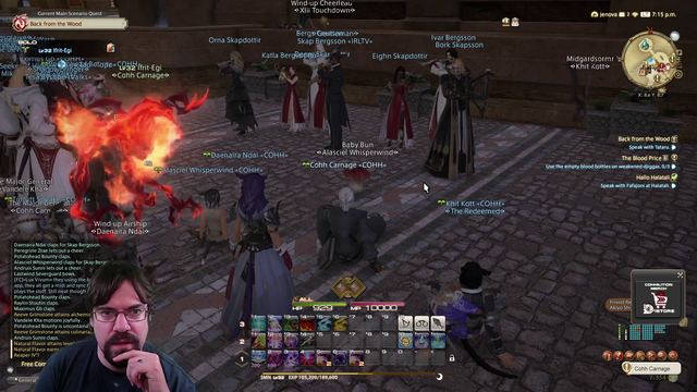 Cohh stumbles upon a concert in FFXIV