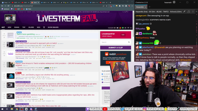 Hasan claps back at Corinna