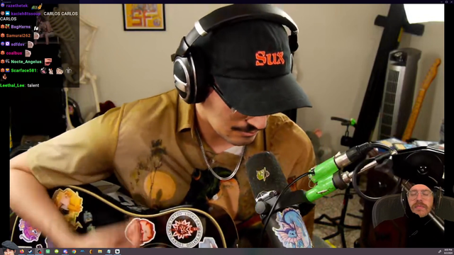 CarlosTheGardener blows chat away