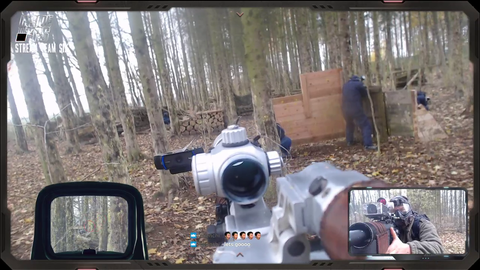 guy streams paintball match on twitch!!!!!