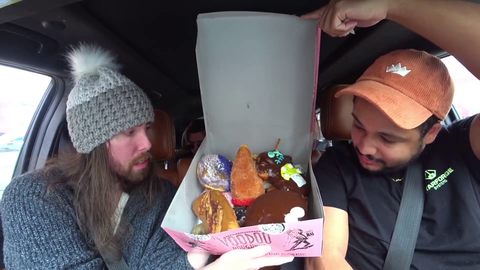 Asmon shares his unfiltered opinion about Malenas doughnuts.