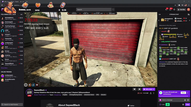Buddha switches to Speedys stream
