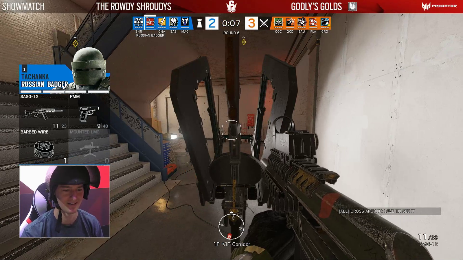 RussianBadger Brings out the lord in R6 showmatc