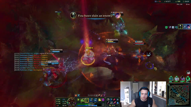 Tyler1 gets a pentakill (loud)