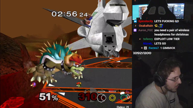 After 30 hours streaming SSBM Adventure Mode on the highest difficulty, BobbyBigBallz reaches the final boss…