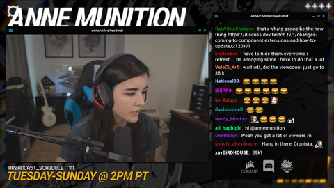 Rocket League accidentally host AnneMunition for 39,000 viewers