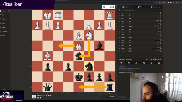 Chess channel tunes into Sliker's stream