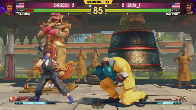 Street Fighter player has a crazy pop off after the reverse sweep