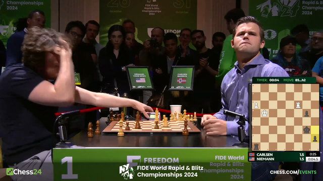 Magnus slams the king
