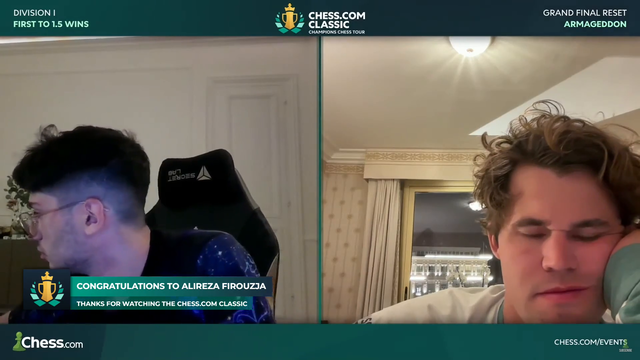 Magnus Carlsen rages after losing chess.com classic