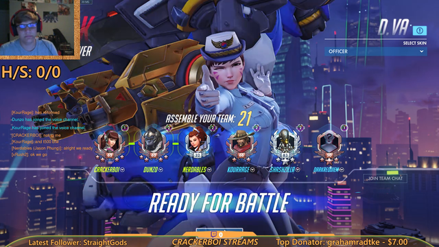 Competitive OW Player Sharts Himself, Moments before a League Match Begins...