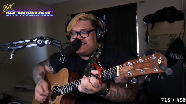 Live music opener for The Austin Show plays a sick cover of Lose Yourself with guitar solo