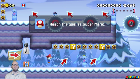 Aurateur completes absolutely insane Mario Maker 2 level after 6+ hours of trying