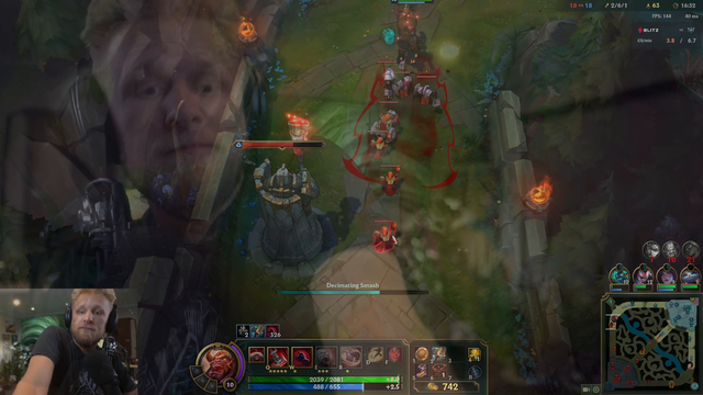Quin is done with league.