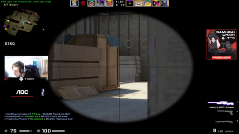 KennyS insane flick on CS