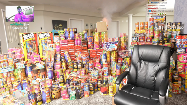 Kai Cenat explodes his house