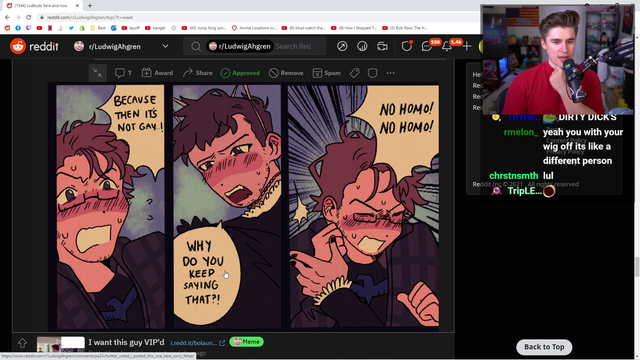 Ludwig isn't a weeb