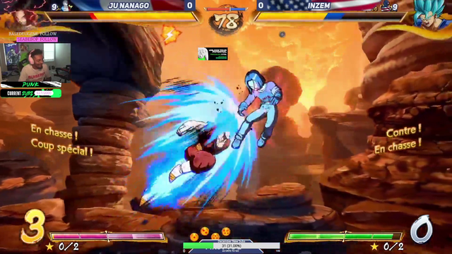 Punk DBZ America vs France 12v12 Pop Off