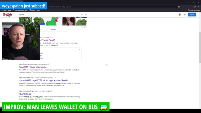 Limmy makes a discovery