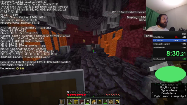 Forsen just jumps in lava for some reason
