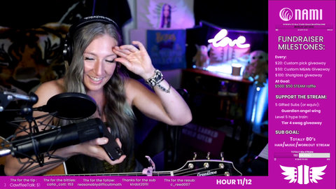 Streamer's mom asks her daughter if she's showing tits for charity.