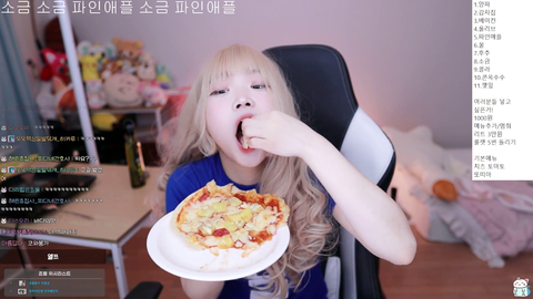 Korean Streamer tries pineapple on pizza