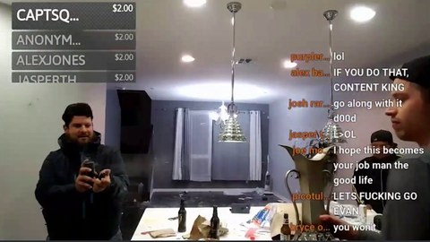 Stream snipers pour gasoline at Ice's house