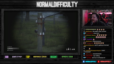 Streamer can't do anything but listen while his subscribers play his embarrassing first kiss story through DayZ's PA system