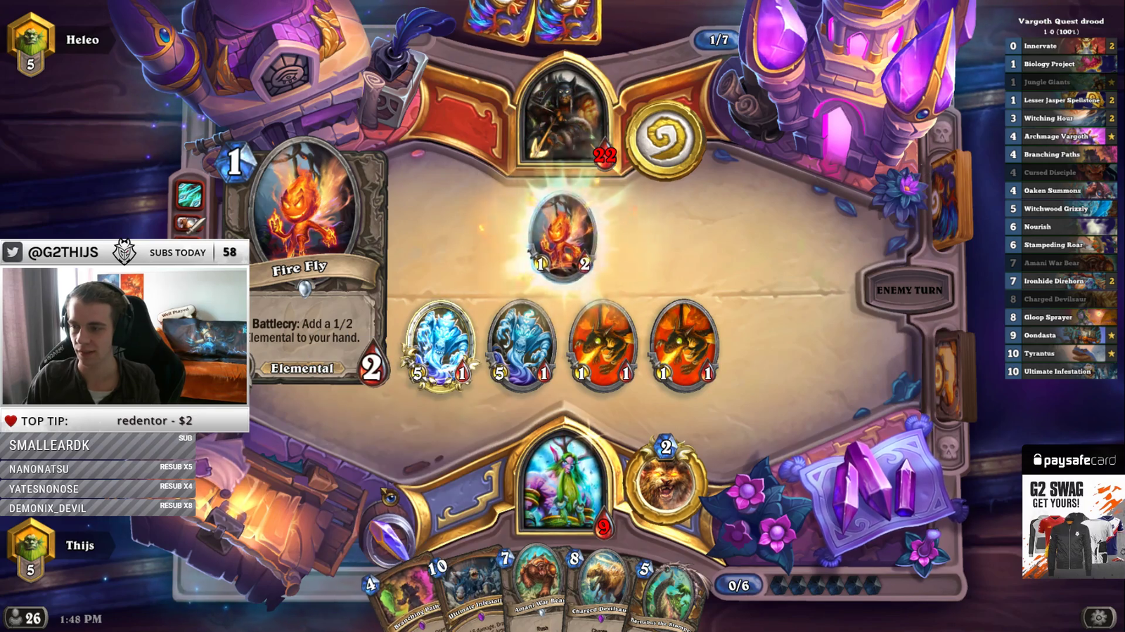 Thijs commits one of the most heinous acts of all time, soon to be banned from all future Blizzard events
