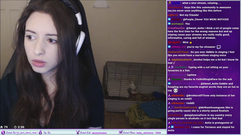 Anita passes her tics to parrot