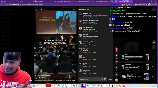 Solluminati shouts out Extraemily