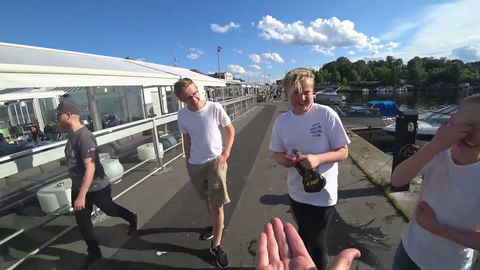 Future Swedish generation caught on cam...